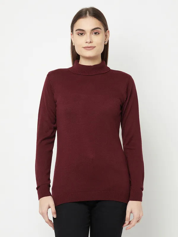 Women Wine Sweaters