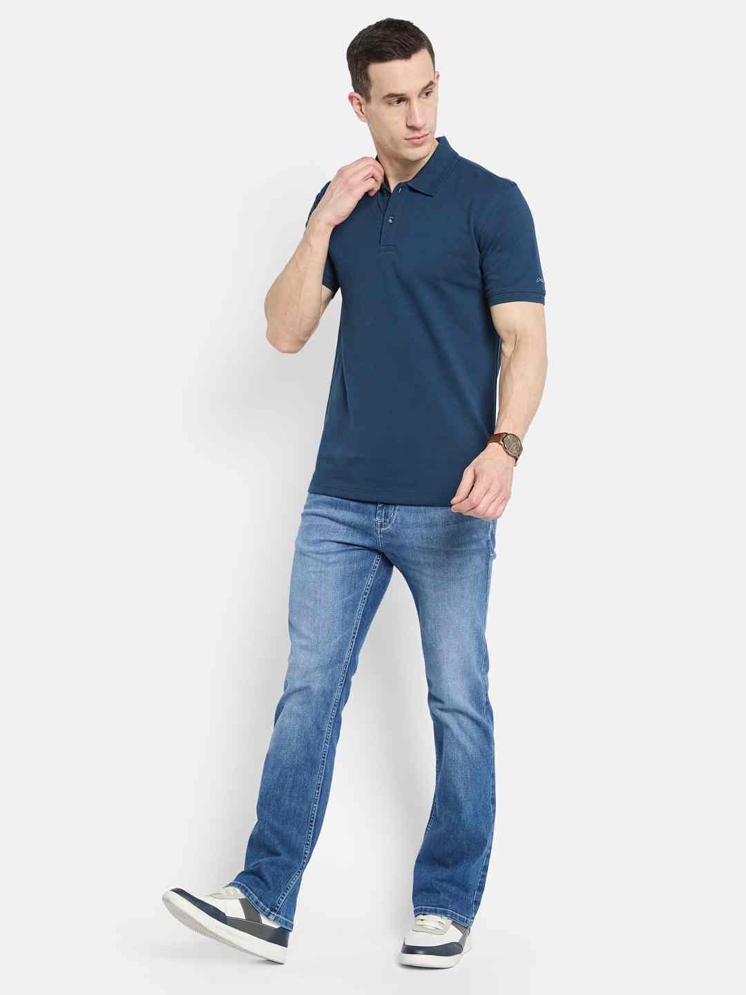 Octave Men Polo Collar T-shirt