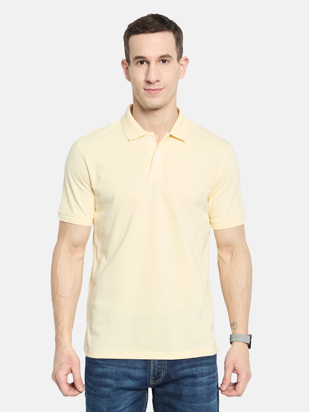 Octave Men Polo Collar T-shirt