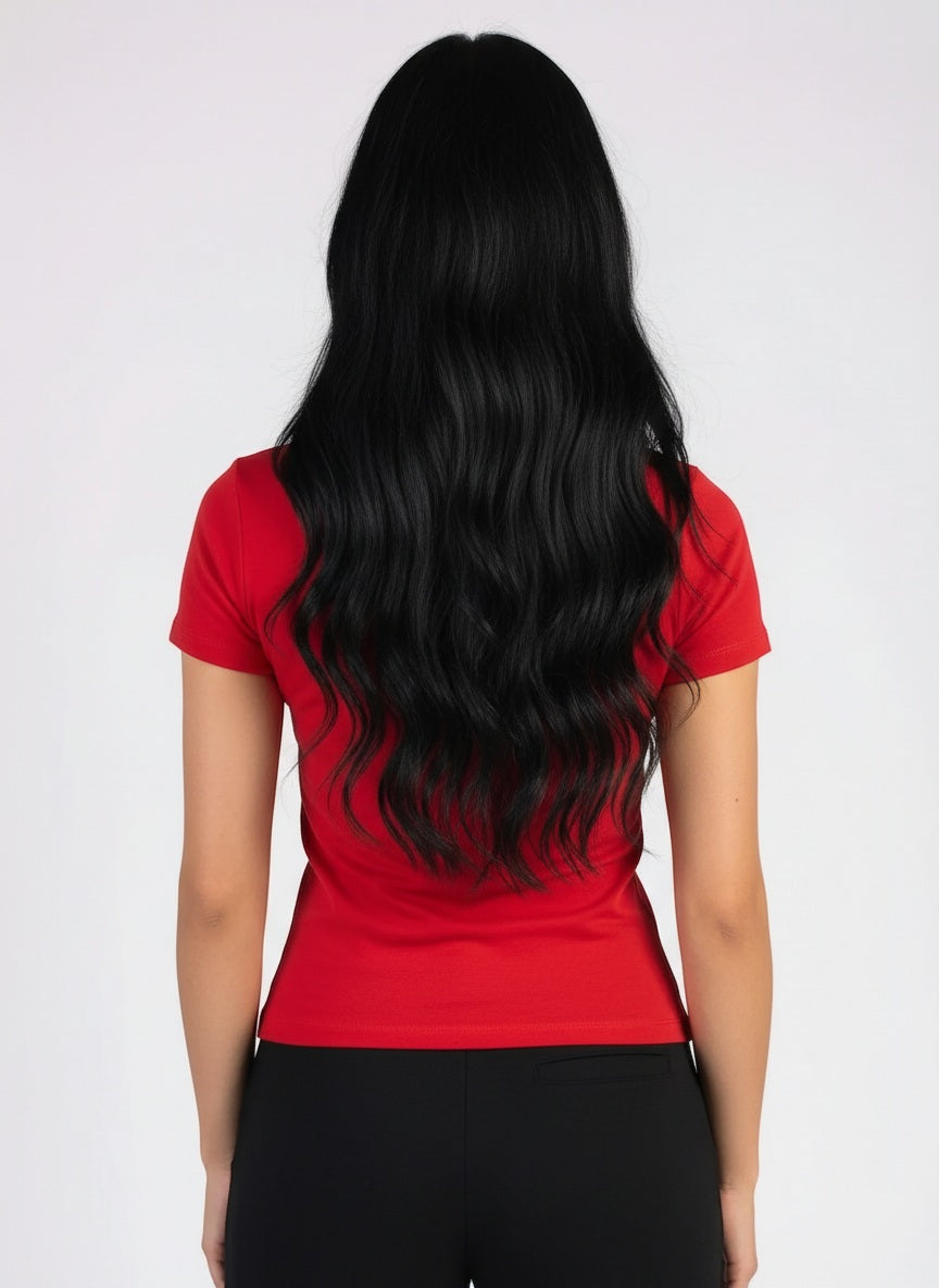 Women Brick Solid T-shirt