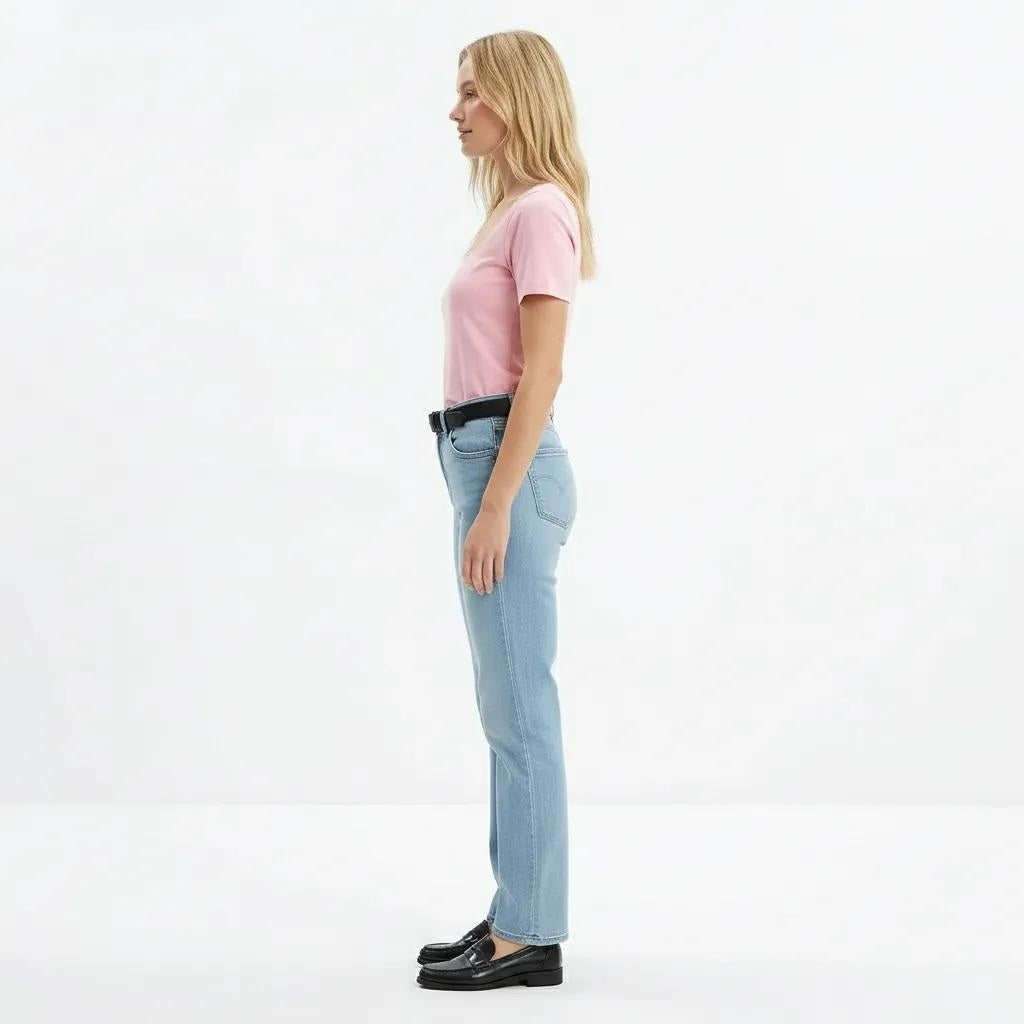 Women Ice Pink Solid T-shirt
