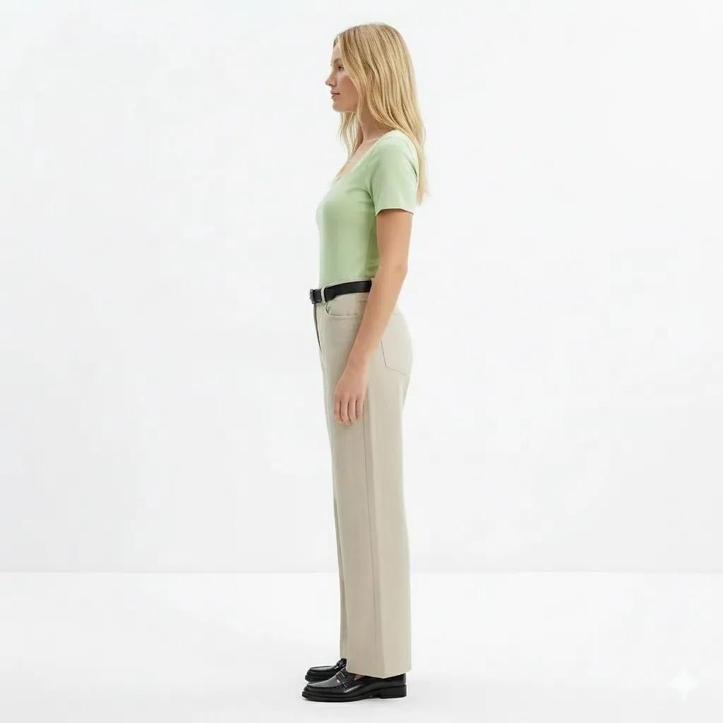 Women Mist Solid T-shirt