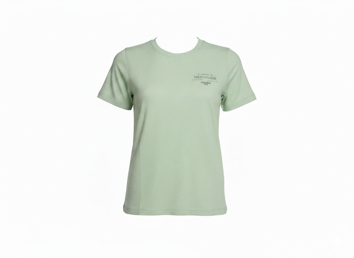Women Mist Typography Round Neck T-shirt