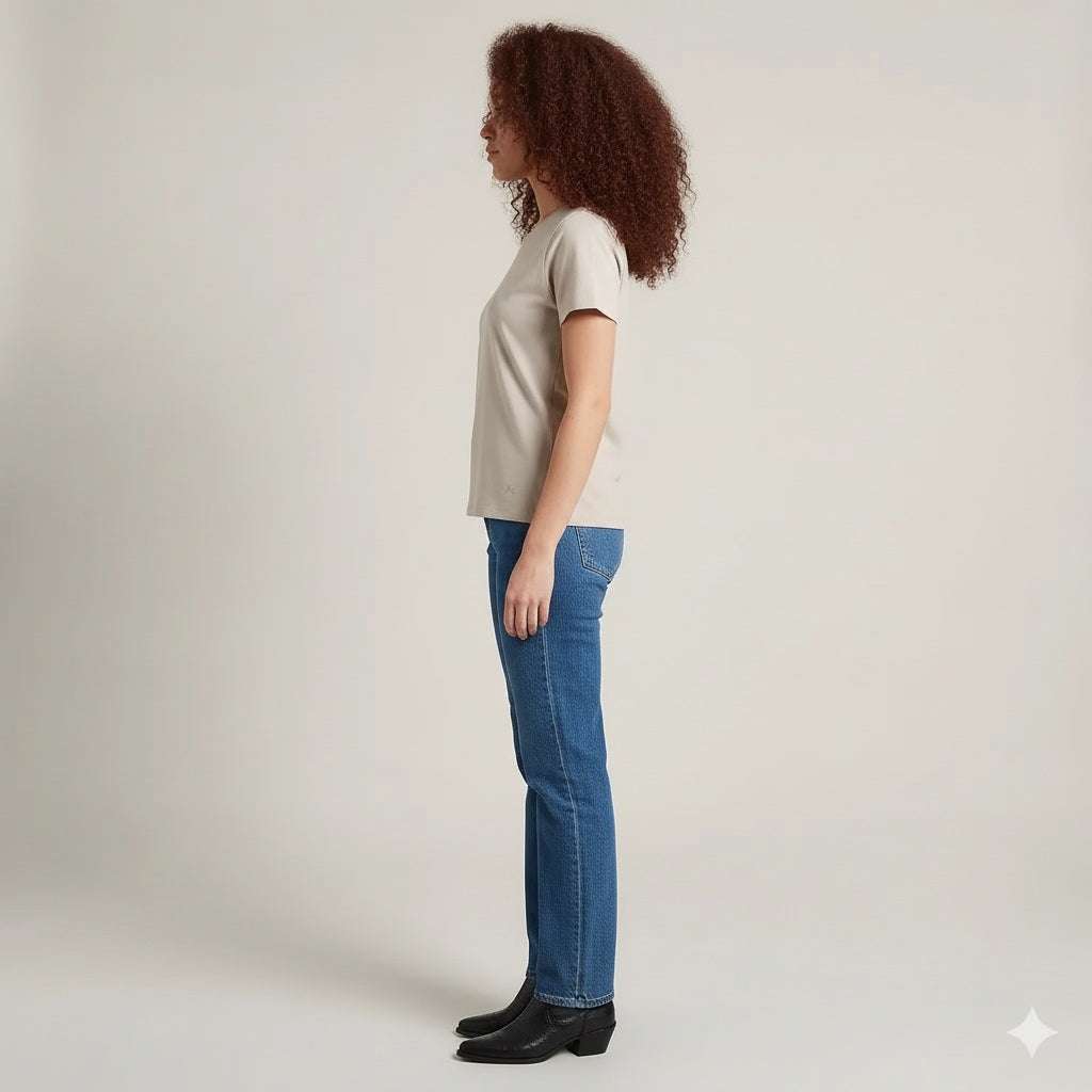 Women Typography Round Neck T-shirt