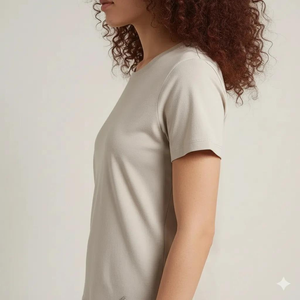 Women Typography Round Neck T-shirt