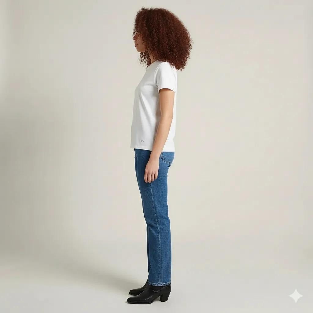 Women Solid Round Neck T-Shirt