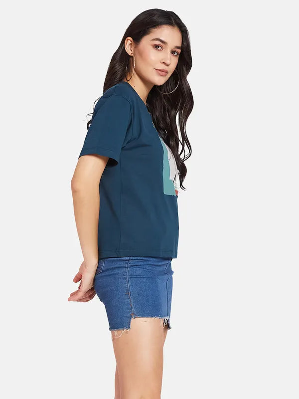 Mettle Ss24 Women Printed  T-Shirt