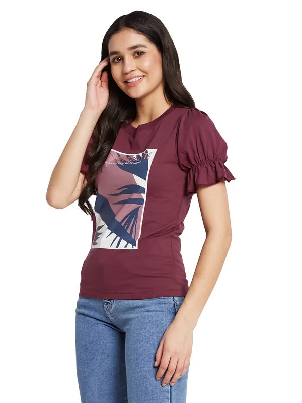 Mettle Women Graphic Printed T-Shirt