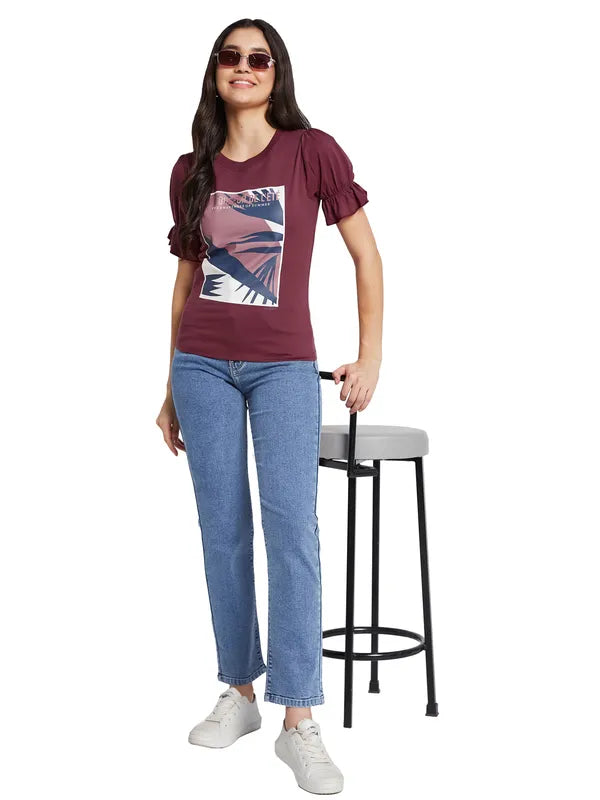 Mettle Women Graphic Printed T-Shirt