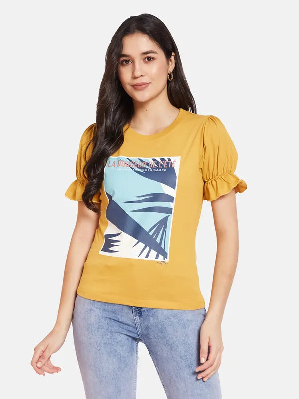 Mettle Graphic Printed Cotton T-Shirt