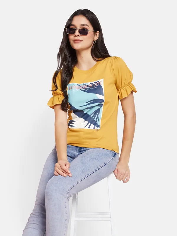 Mettle Graphic Printed Cotton T-Shirt