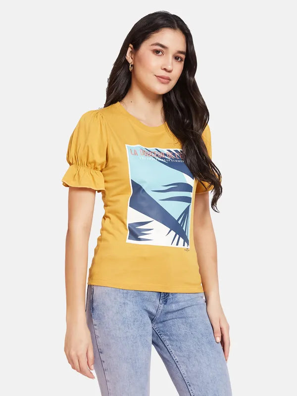 Mettle Graphic Printed Cotton T-Shirt