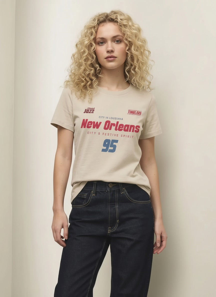 Women Typography Printed T-shirt