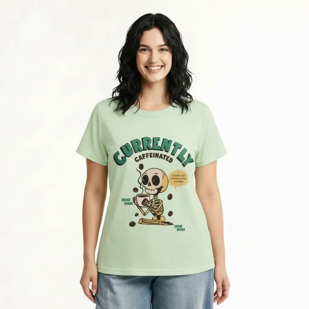 METTLE Women Mist Printed T-shirt