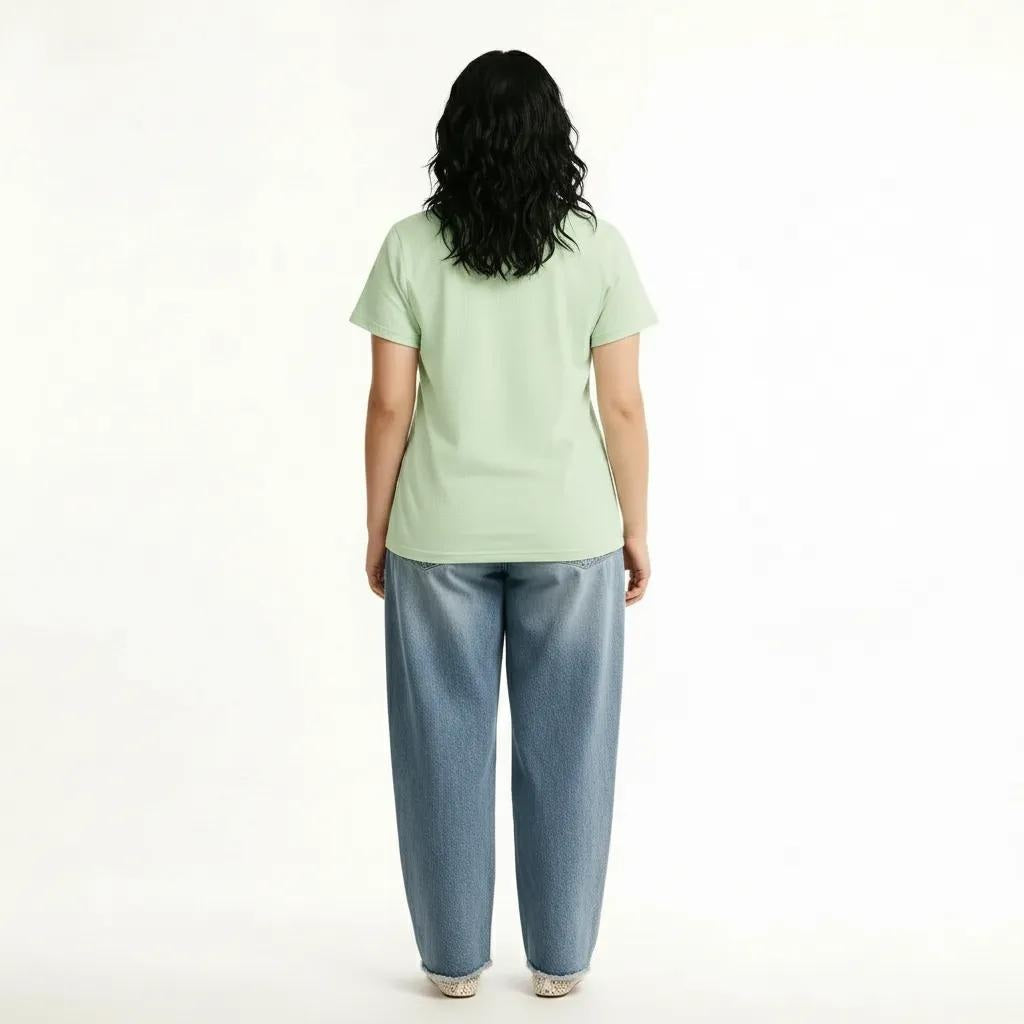 METTLE Women Mist Printed T-shirt