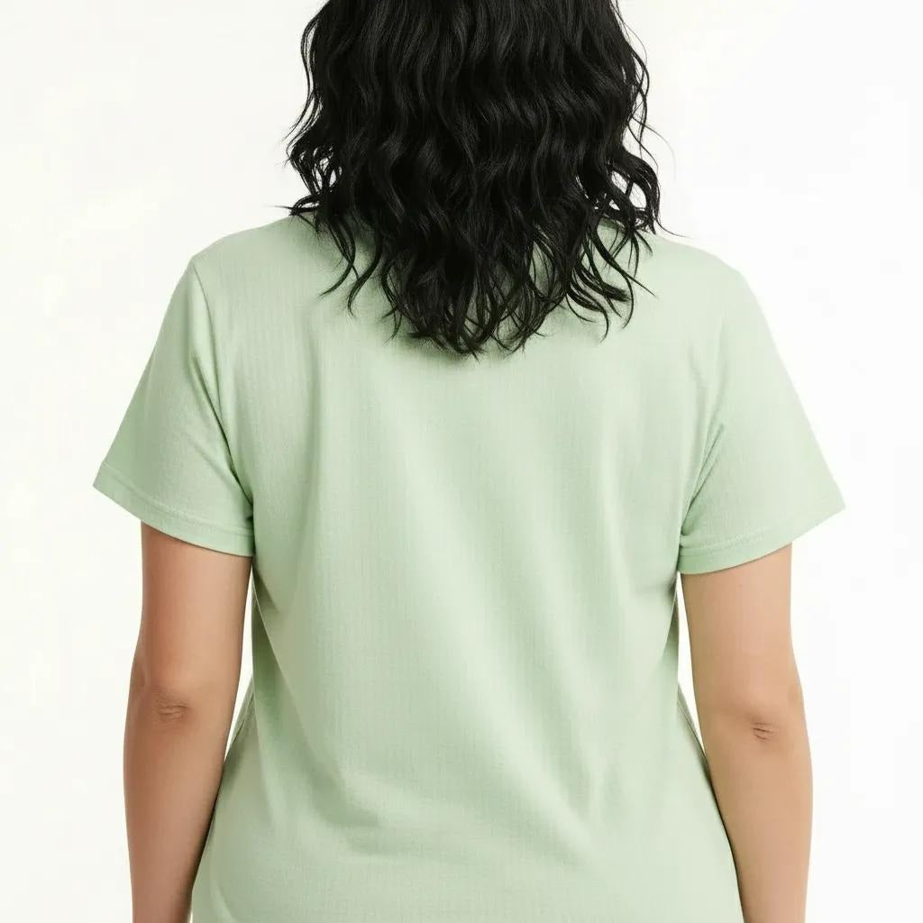 METTLE Women Mist Printed T-shirt