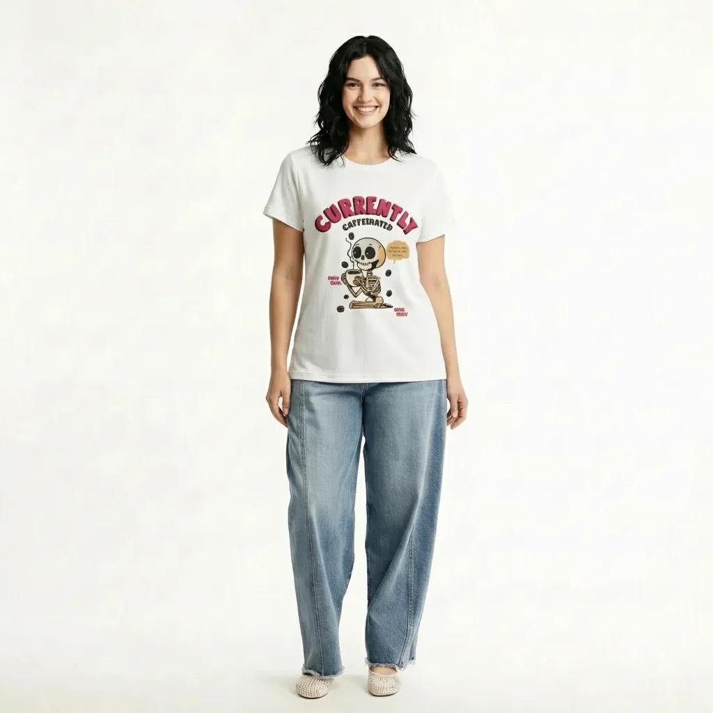 METTLE Women Printed T-shirt