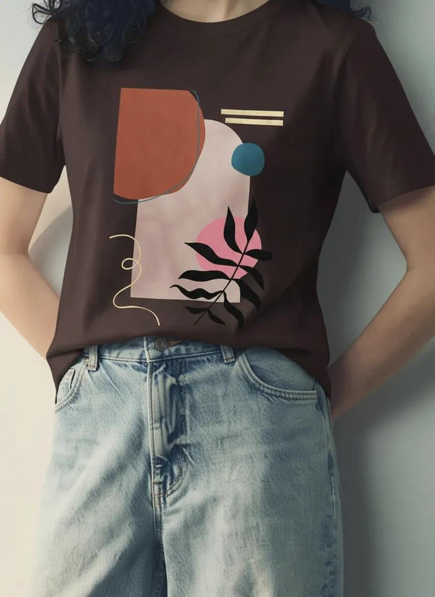 Women Wine Printed T-shirt