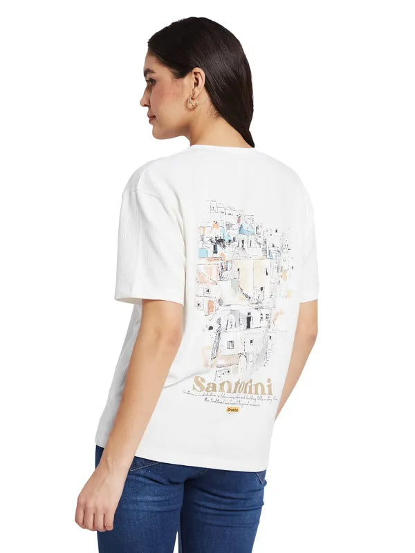 Mettle Women Graphic Printed T-Shirt