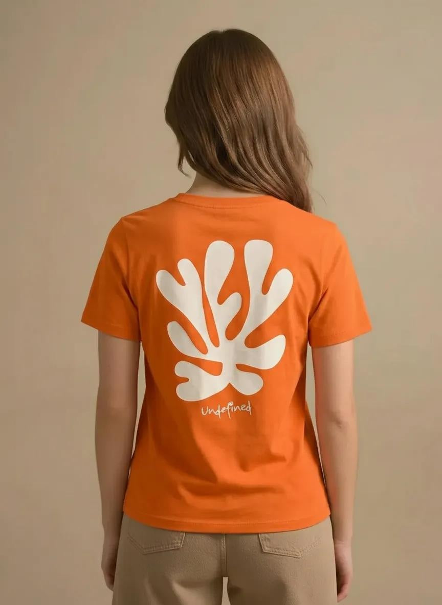 Women Printed Round Neck T-Shirt