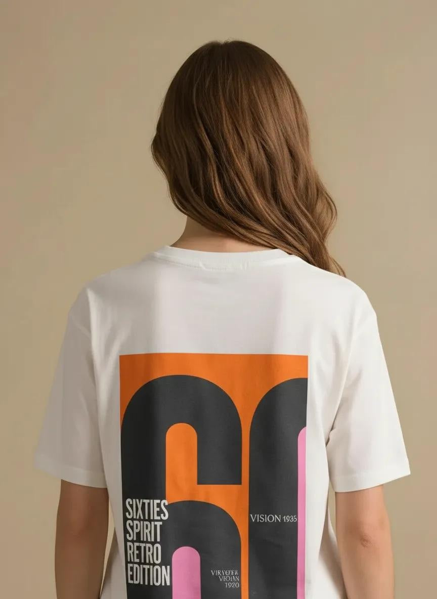 Women Printed Round Neck T-Shirt