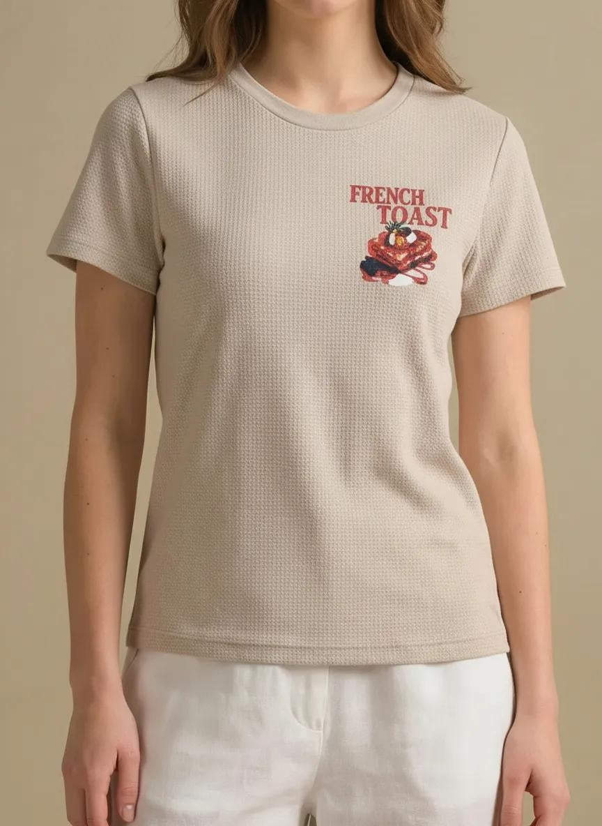 METTLE Women Printed T-shirt