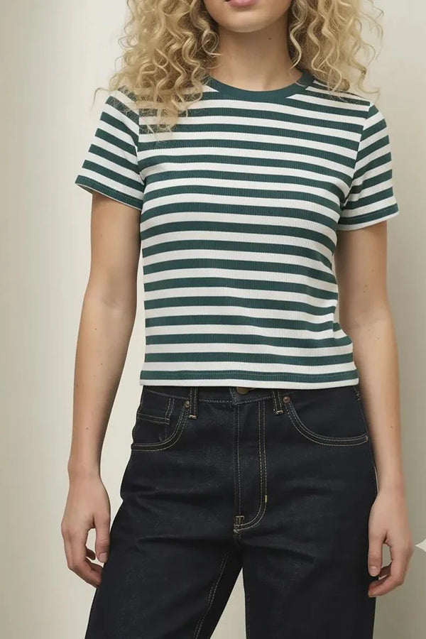Women Nile Striped T-shirt