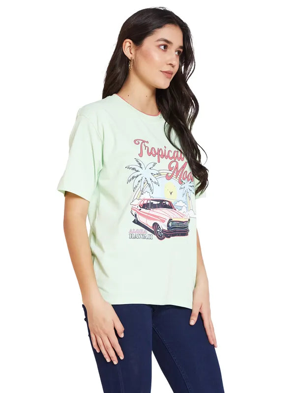 Mettle Women Graphic Printed T-Shirt