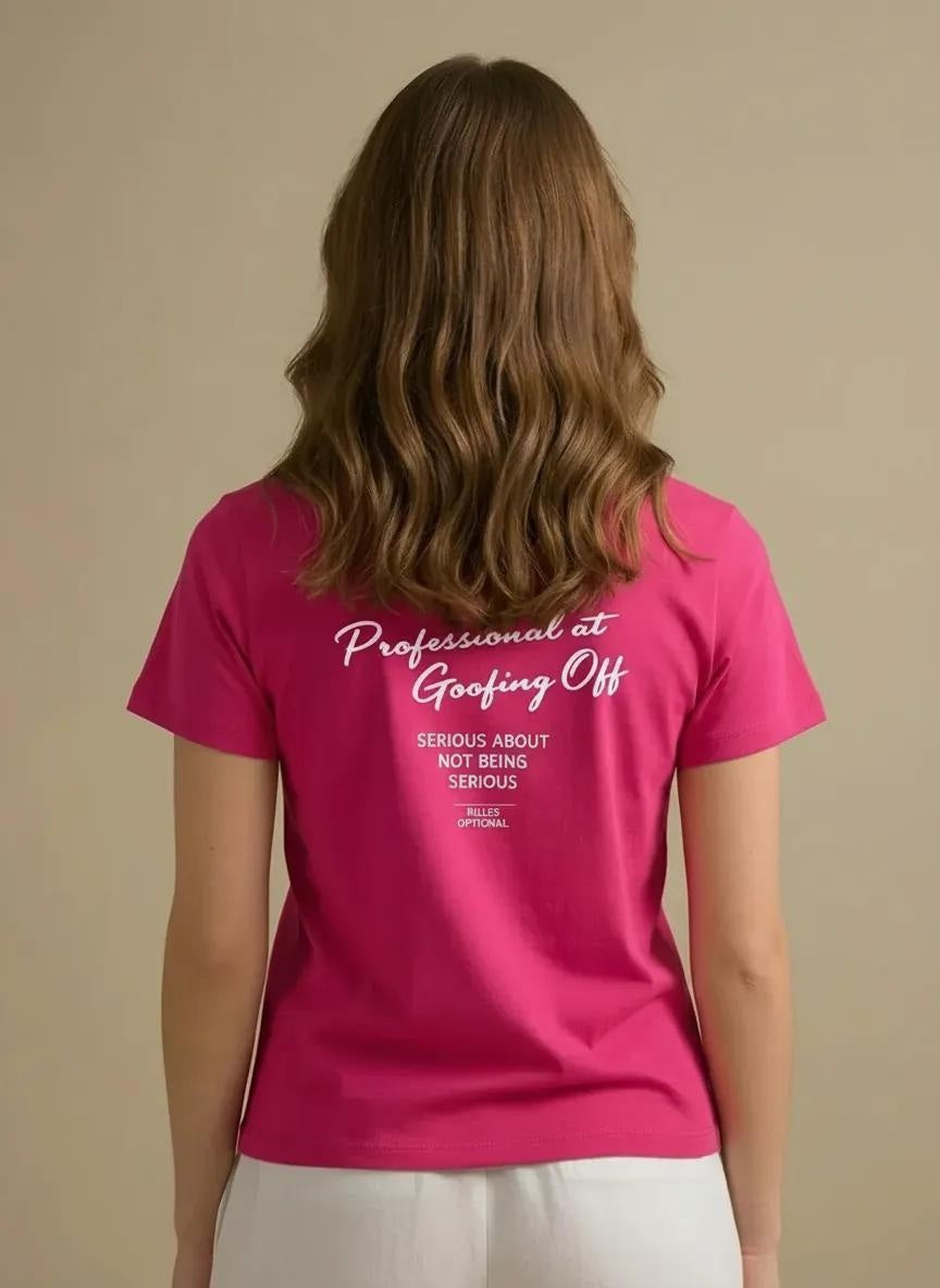 METTLE Women Printed T-shirt