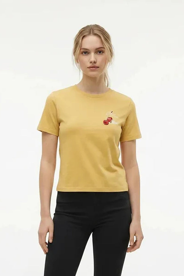 Graphic Printed Short Sleeves Cotton T-shirt