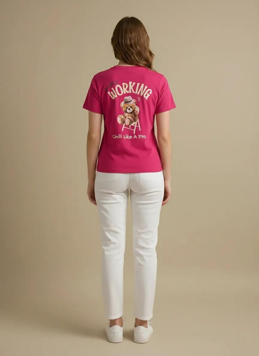 METTLE Women Printed T-shirt