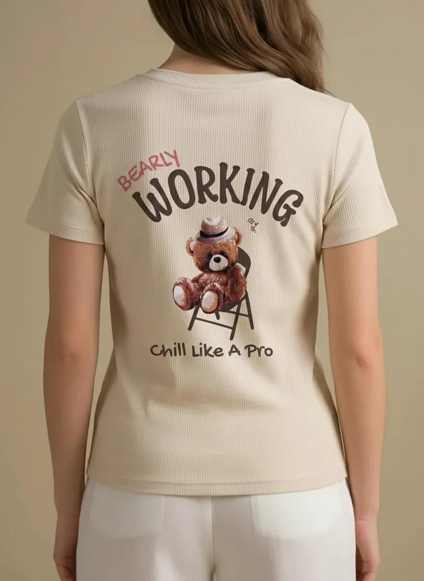 METTLE Women Printed T-shirt