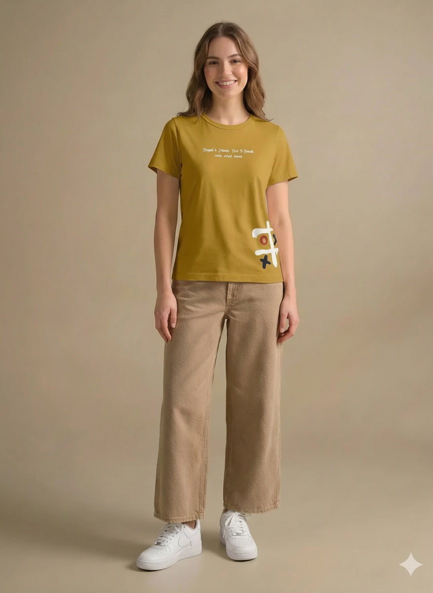 METTLE Mustard Women T-shirt