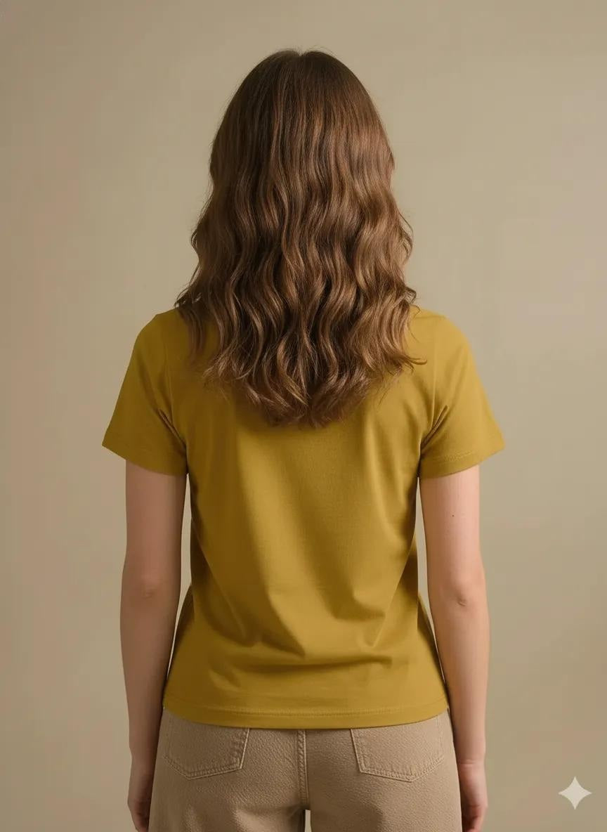 METTLE Mustard Women T-shirt