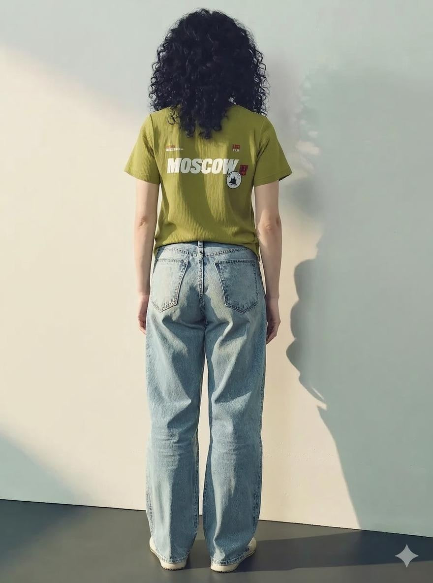 Women Typography Printed Applique T-shirt