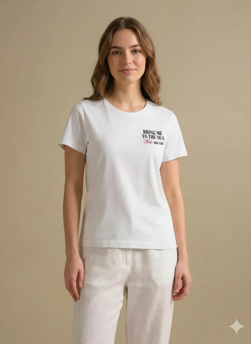 METTLE Women Printed T-shirt