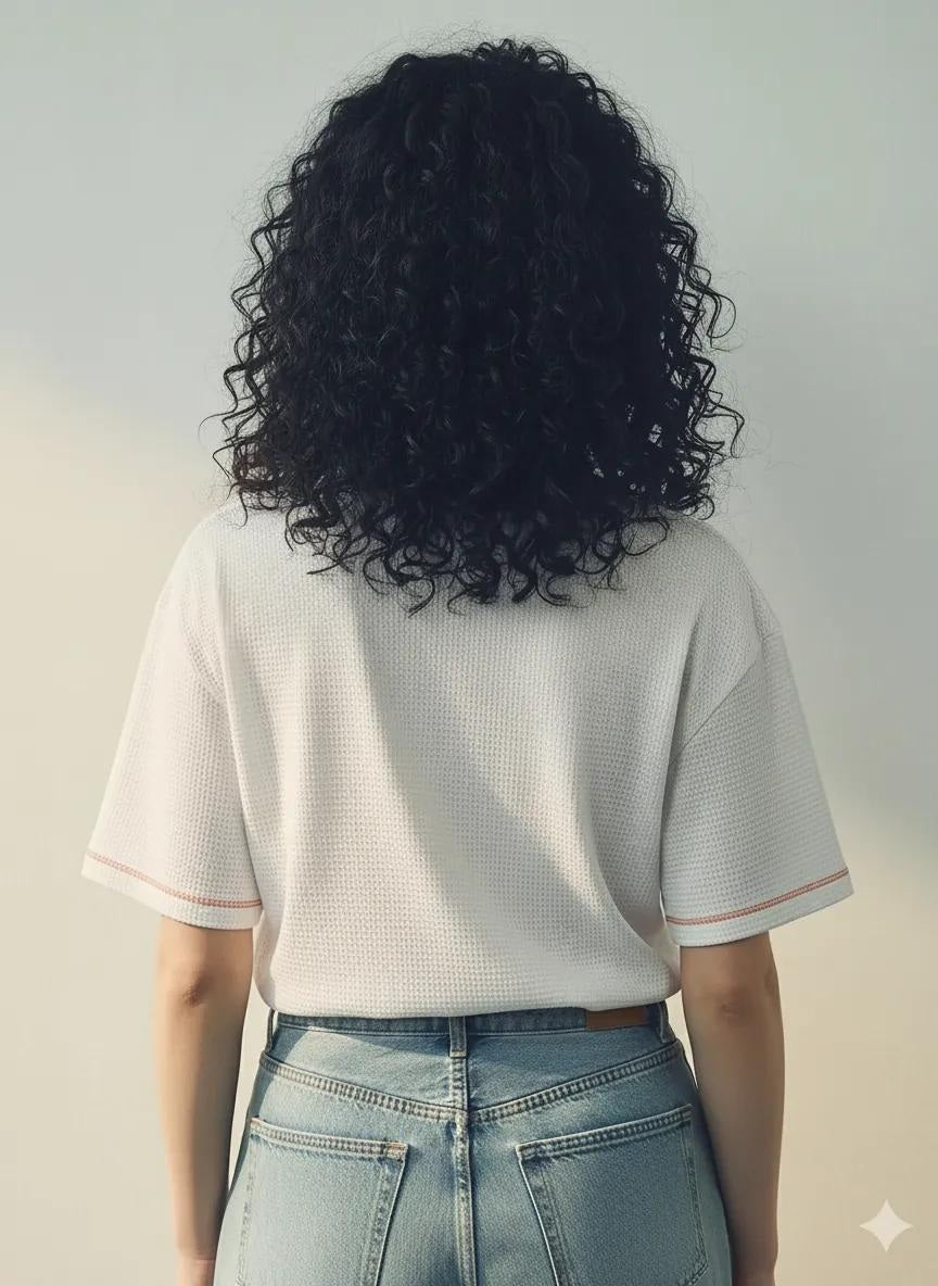 METTLE Off White Women Printed T-shirt