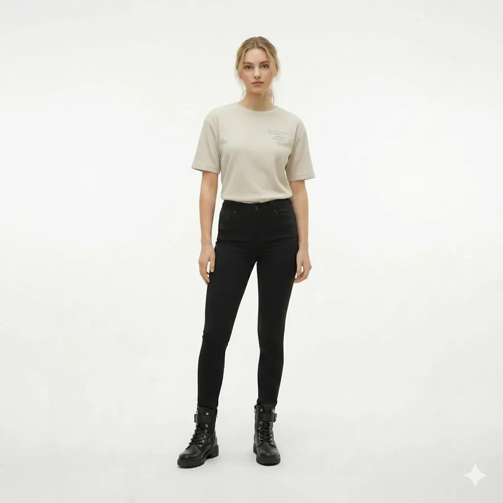 Women Pristine Typography Printed T-shirt