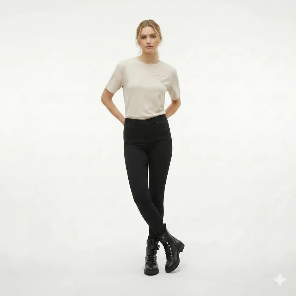 Women Pristine Typography Printed T-shirt