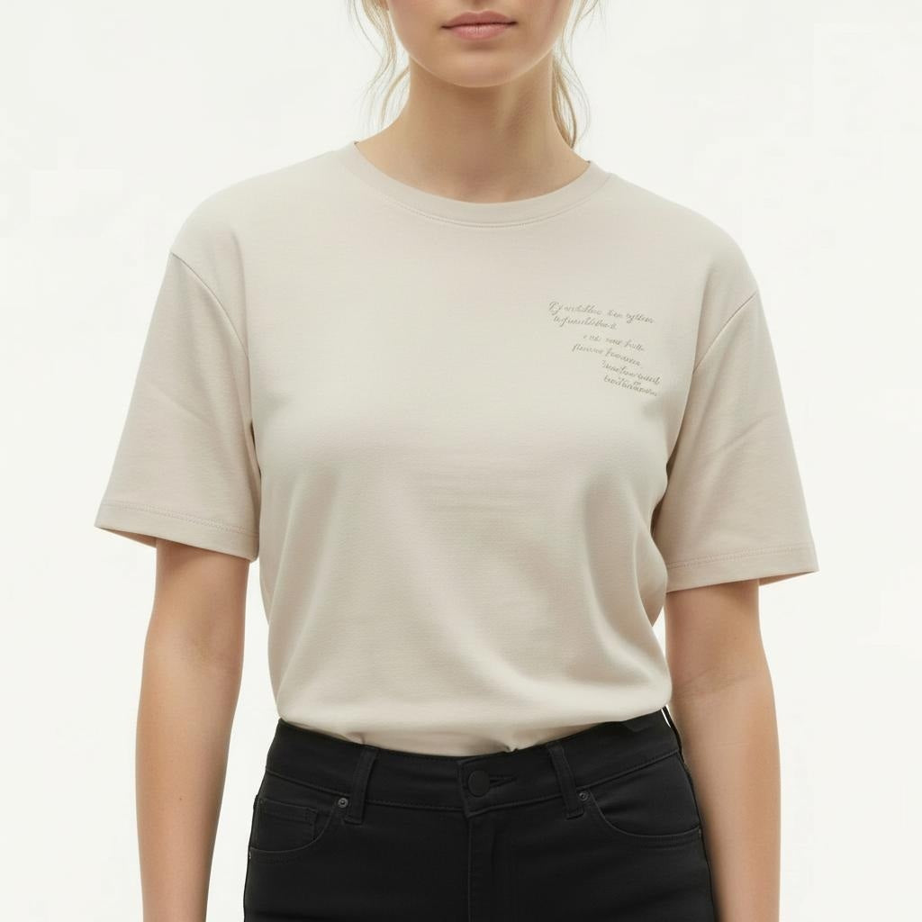 Women Typography Printed T-shirt