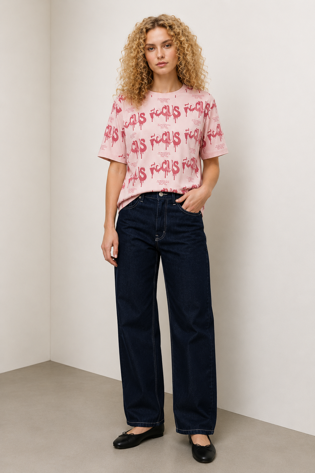 Women Typography Printed T-shirt