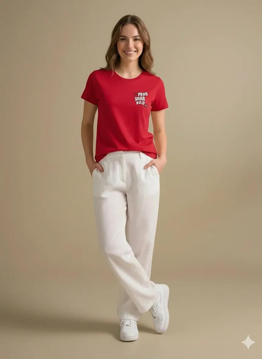 METTLE Women Printed T-shirt