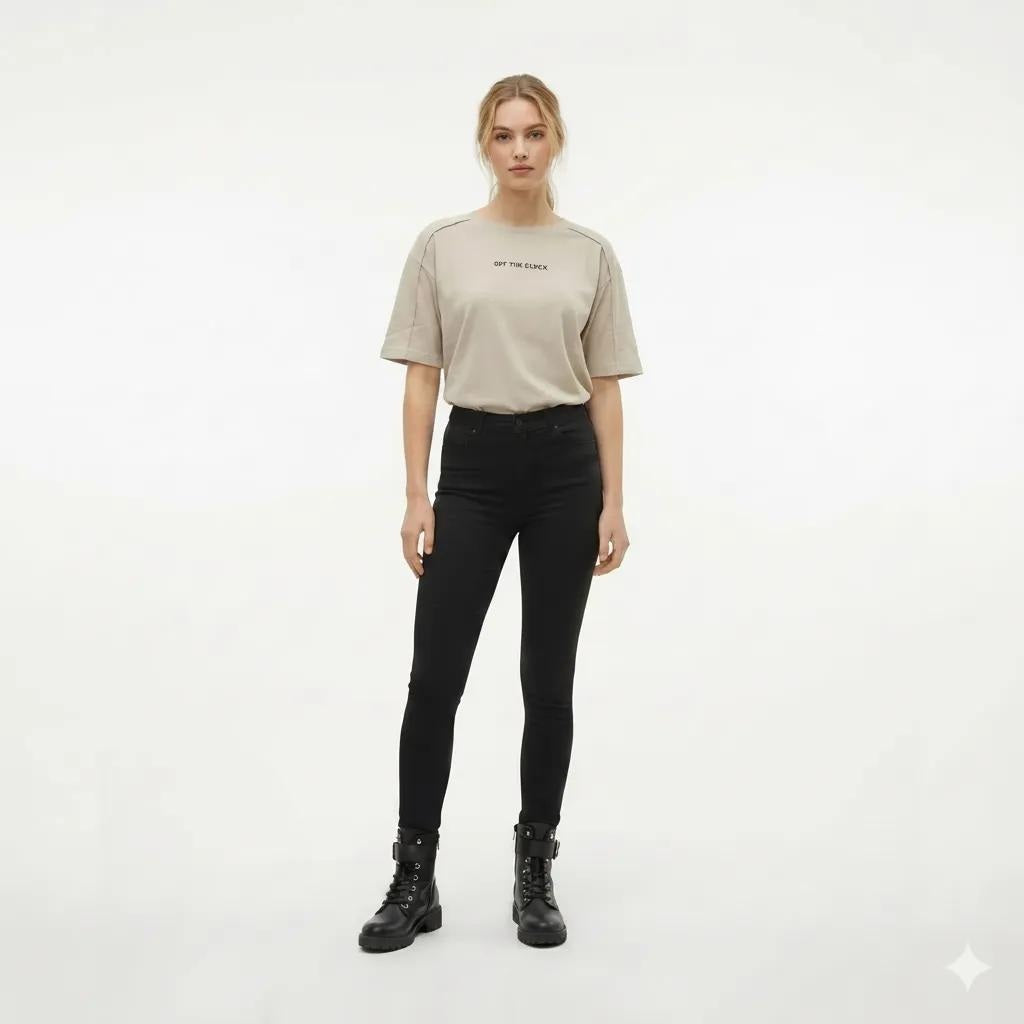 Women Typography Printed T-shirt