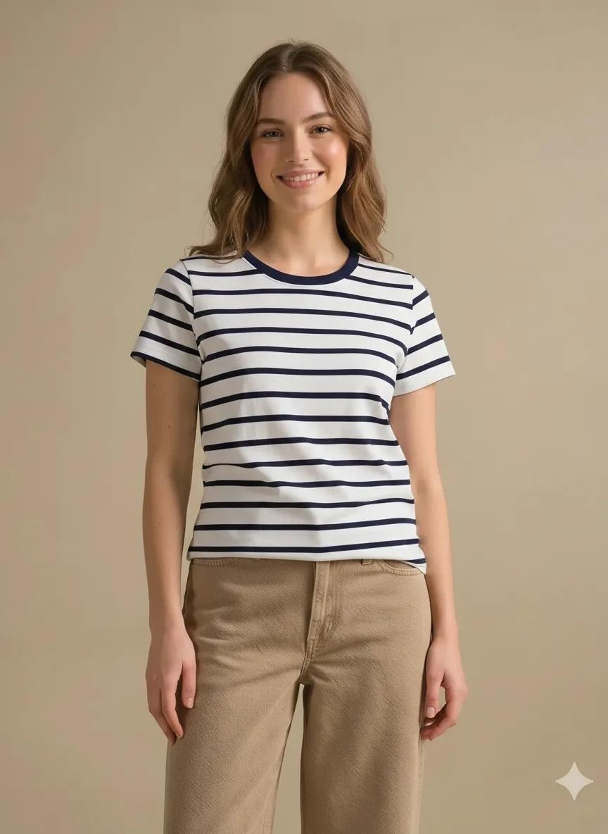 Women Striped T-shirt