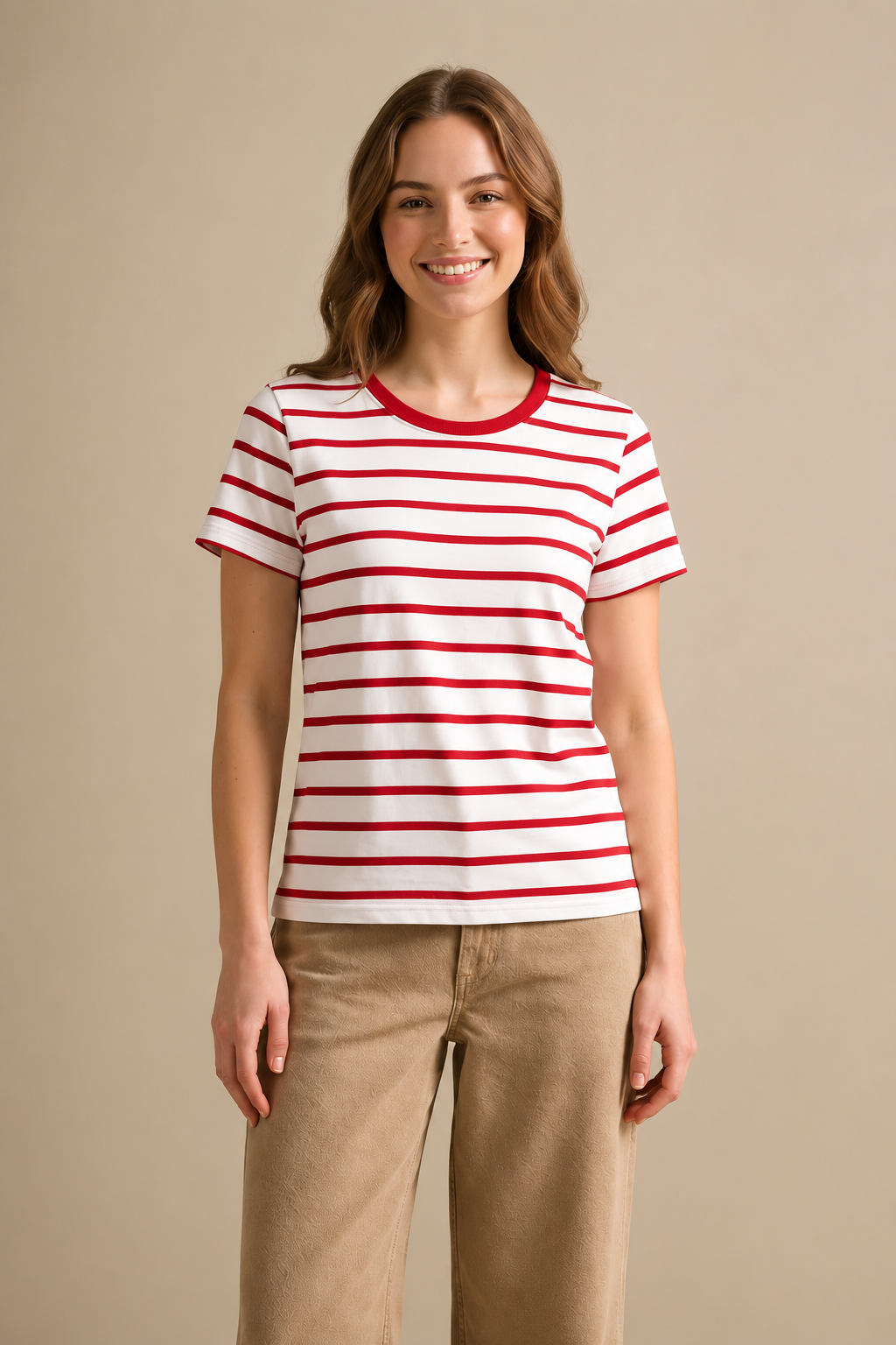 Women Striped T-shirt