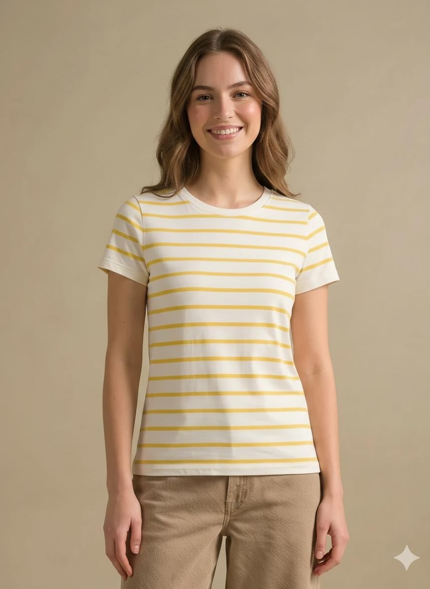 Women Striped T-shirt