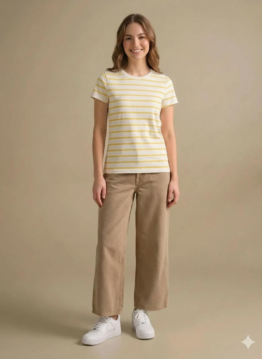 Women Striped T-shirt