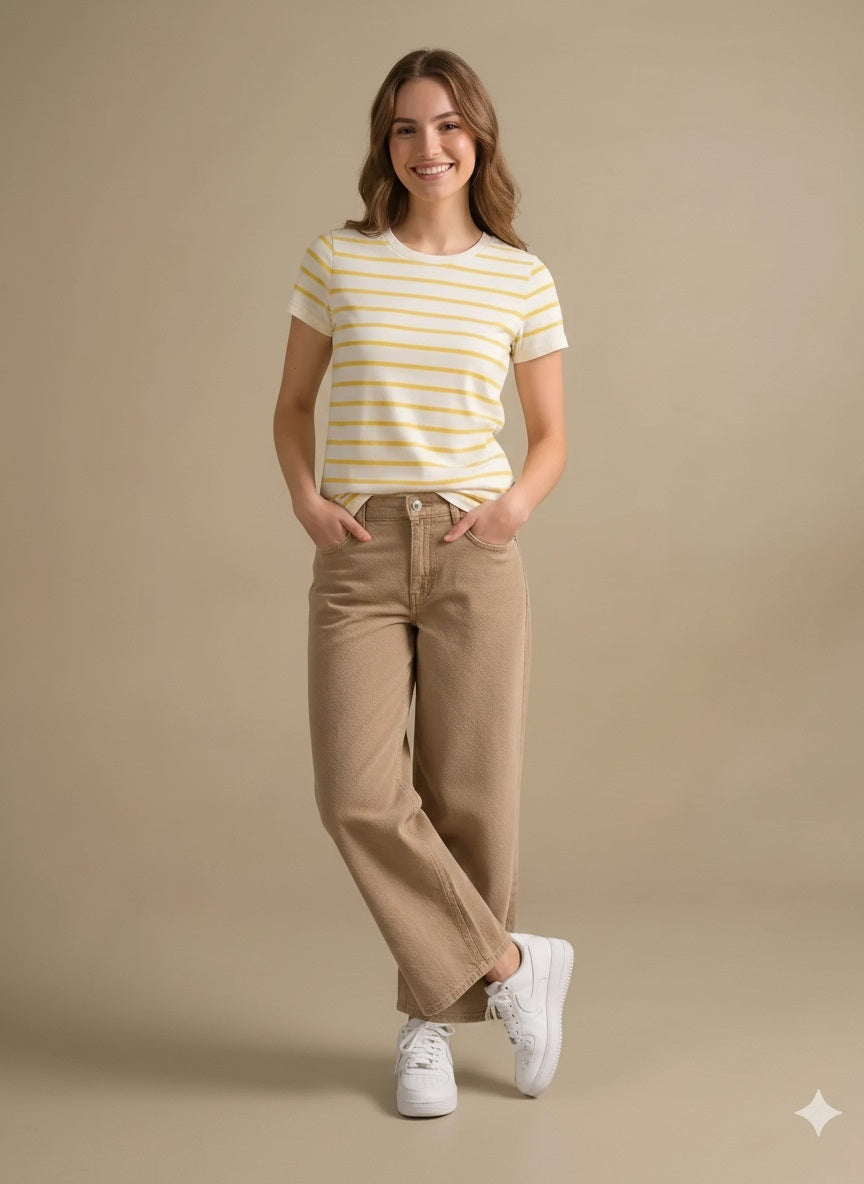 Women Striped T-shirt