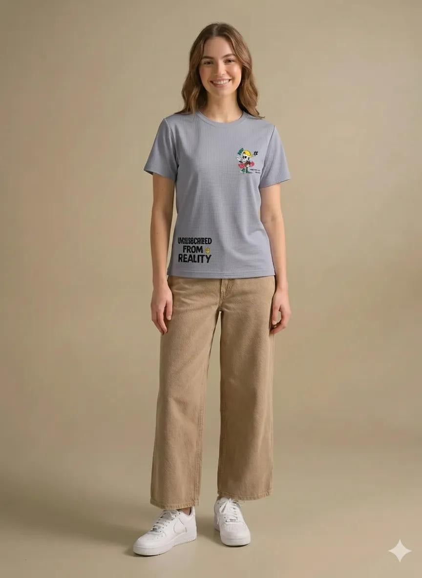 Women Lilac T-shirt