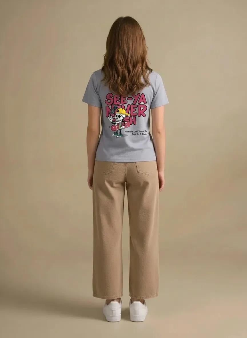Women Lilac T-shirt